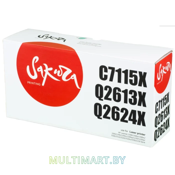 Картридж Sakura Printing SAC7115X/Q2613X/2624X (аналог HP C7115X/Q2613X/2624X)